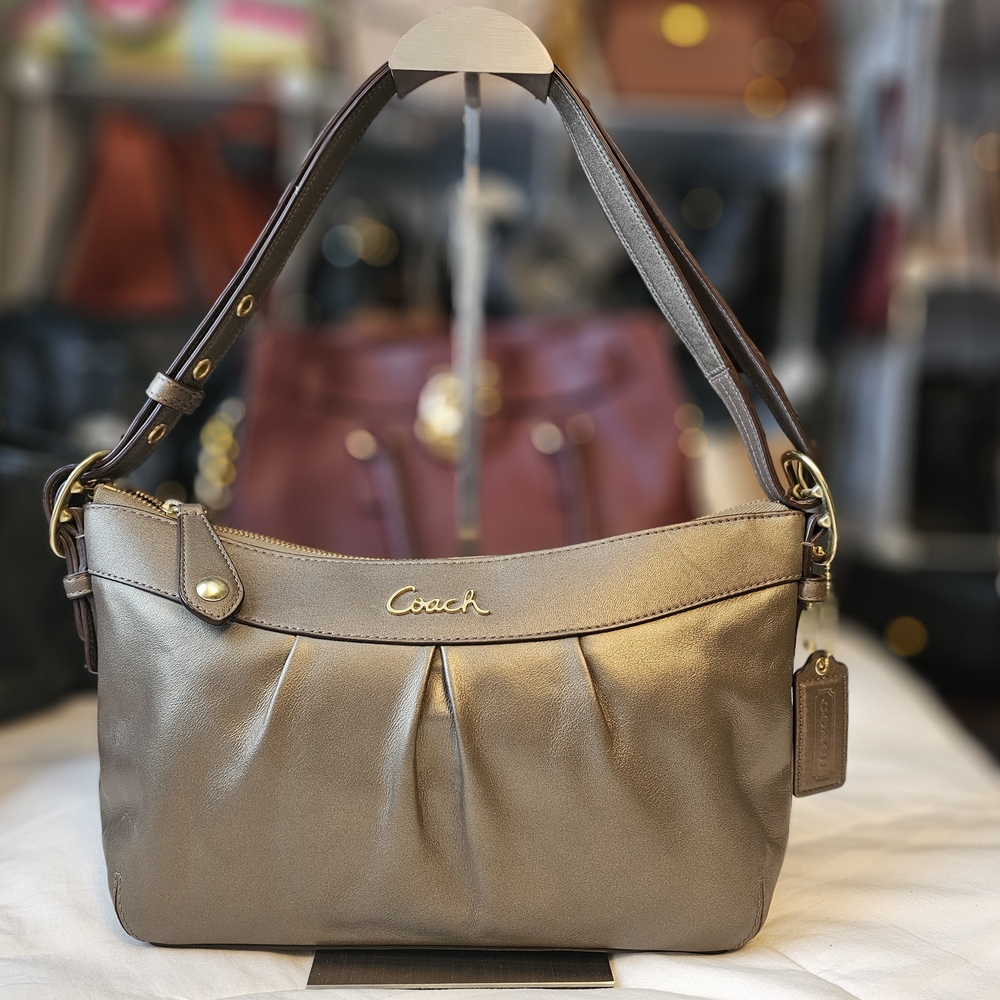Coach Metallic Shoulder Bag